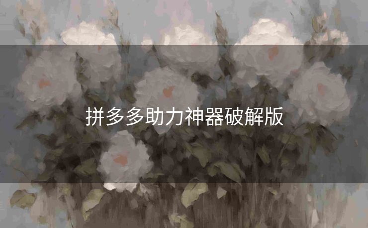 拼多多助力神器破解版