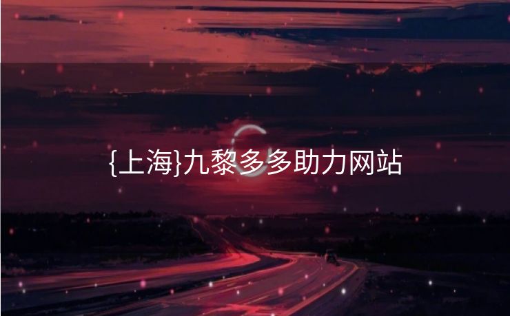 {上海}九黎多多助力网站