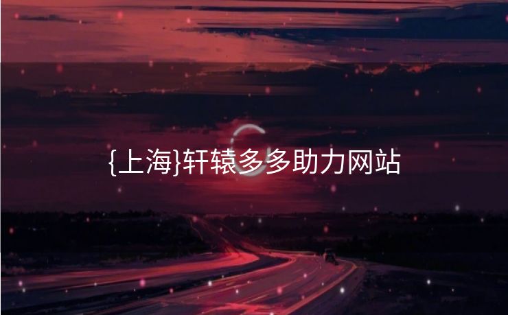 {上海}轩辕多多助力网站