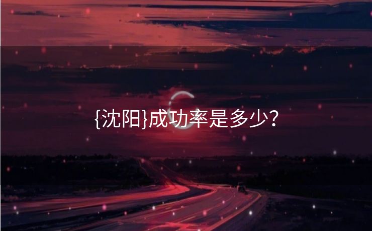 {沈阳}成功率是多少？