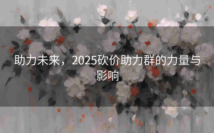 助力未来，2025砍价助力群的力量与影响